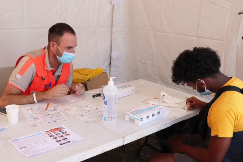 Covid-19 : sensibilisation aux autotests à Saint-Paul
