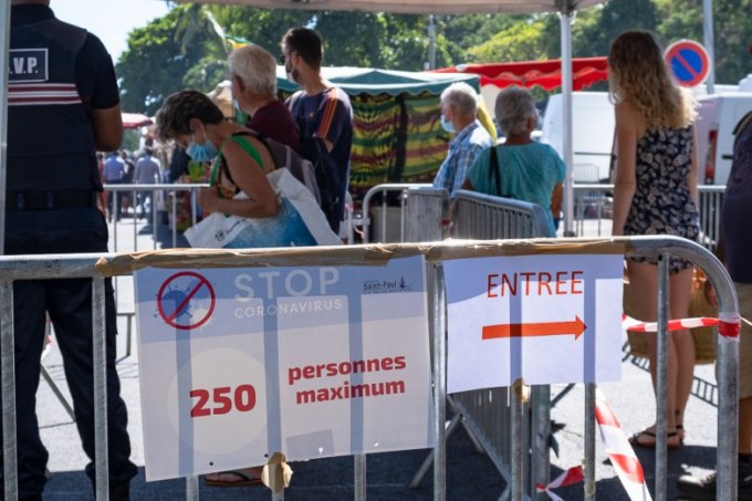 Nouveau protocole au marché forain