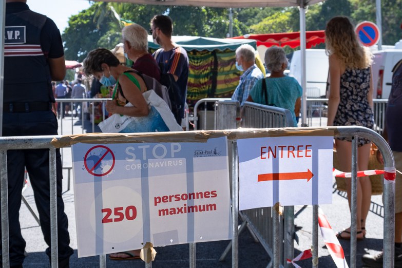 Nouveau protocole au marché forain