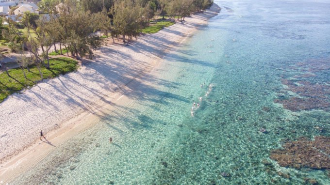 Plage de l'Hermitage, lagon