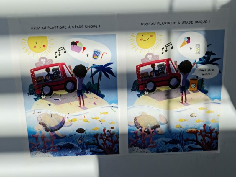 Les marmays des écoles Marcel-LAURET et Anne-Marie-SOUPAPOULLÉ protègent leur environnement