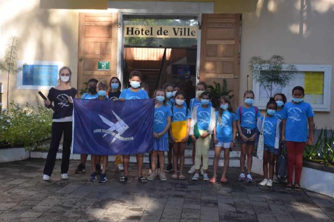 L'Aire Maritime éducative de la Saline-les-Bains gérée par les enfants de l'école de Carosse