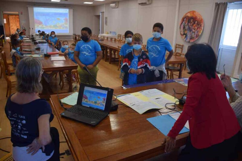 L'Aire Maritime éducative de la Saline-les-Bains gérée par les enfants de l'école de Carosse