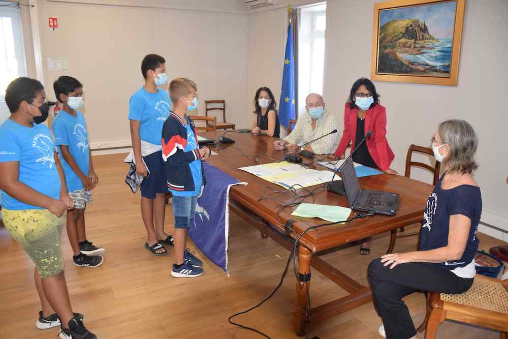 L'Aire Maritime éducative de la Saline-les-Bains gérée par les enfants de l'école de Carosse