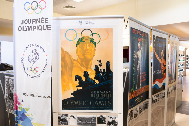 « Il était une fois les Jeux Olympiques » exposé à la médiathèque Leconte-de-Lisle