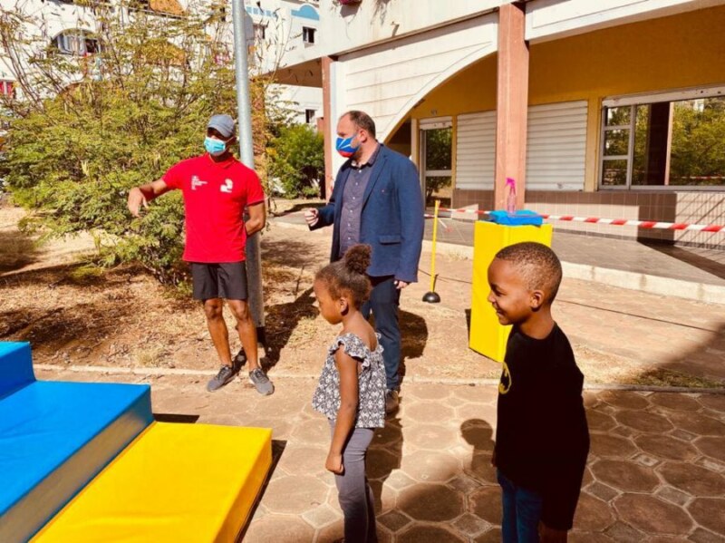 Politique de la Ville : une action d'athlétisme en ultra proximité à Plateau Caillou