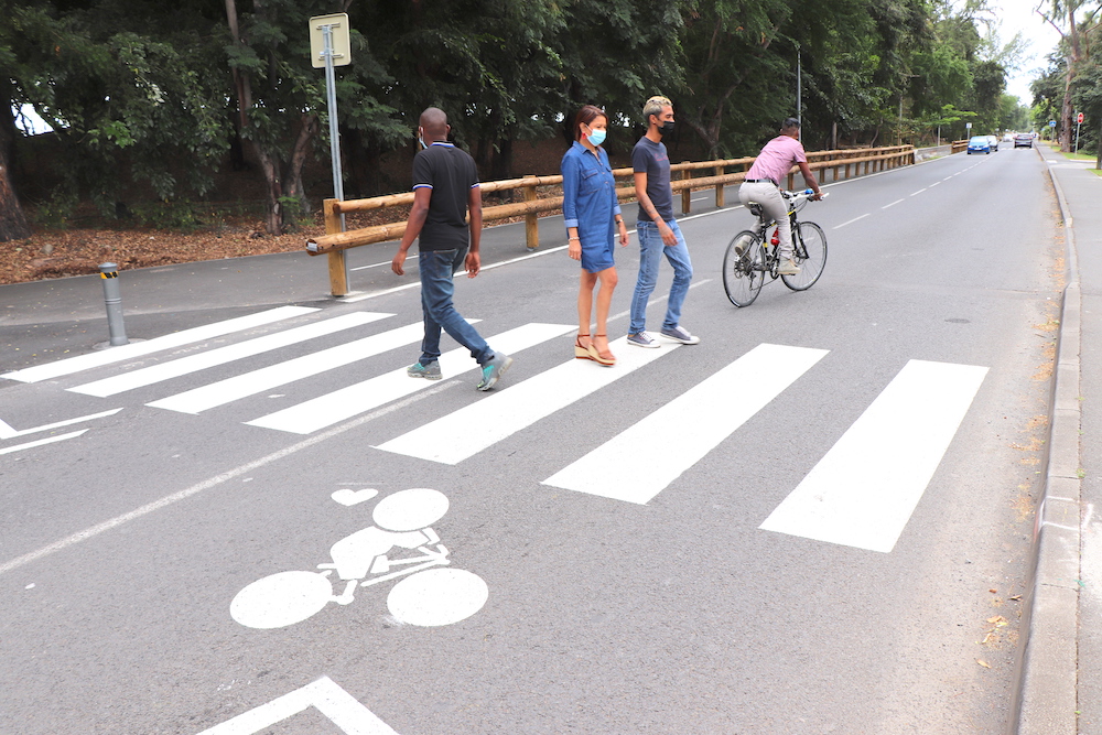 Des Gouzous sur les pistes cyclables de Saint-Paul