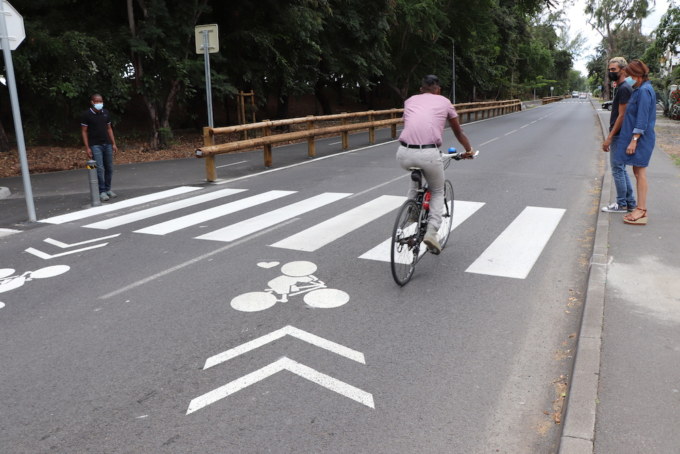 Des Gouzous sur les pistes cyclables de Saint-Paul