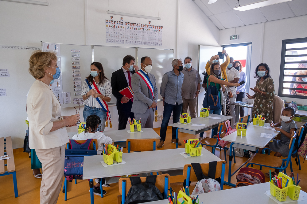 Inauguration de l'école de Bellemène