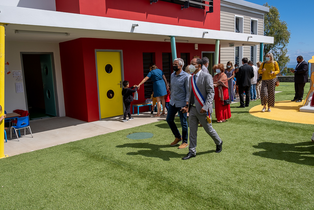 Inauguration de l'école de Bellemène