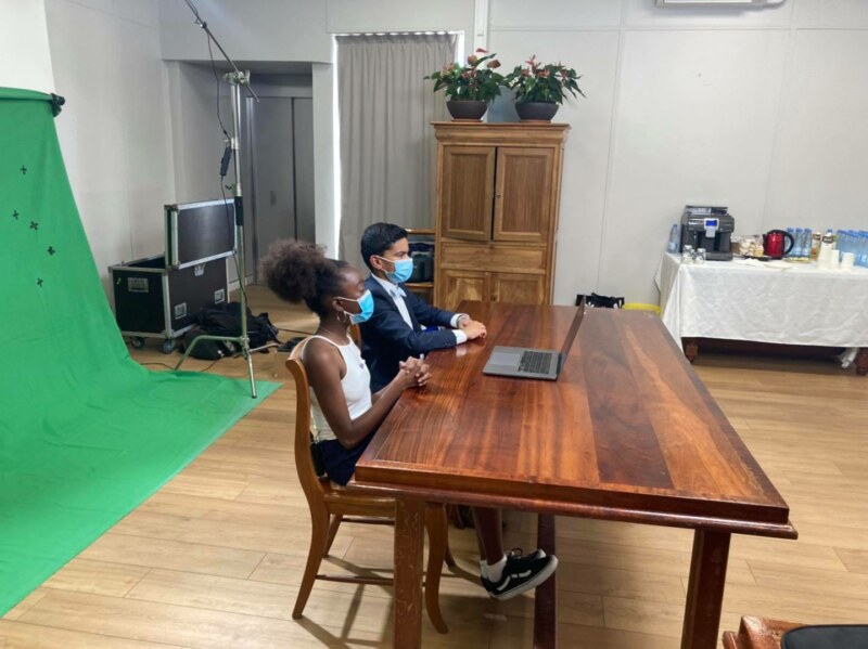 Un journal télévisé présenté par les marmay du CCEJ