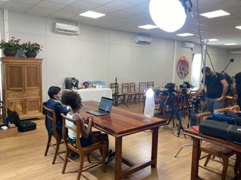 Un journal télévisé présenté par les marmay du CCEJ