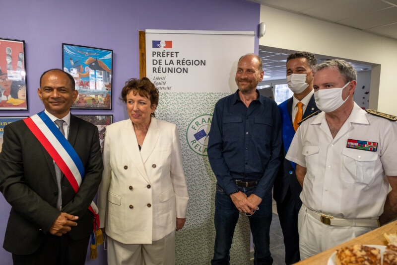 Roselyne BACHELOT, Ministre de la Culture, en visite à Saint-Paul