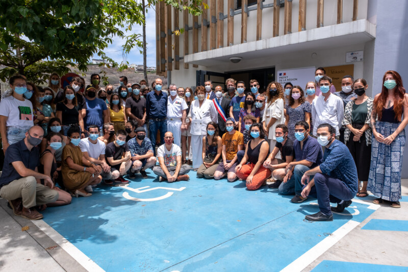 Roselyne BACHELOT, Ministre de la Culture, en visite à Saint-Paul