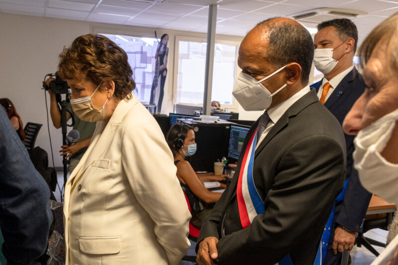 Roselyne BACHELOT, Ministre de la Culture, en visite à Saint-Paul