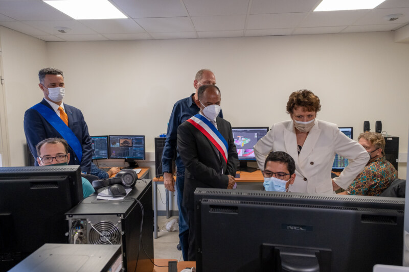 Roselyne BACHELOT, Ministre de la Culture, en visite à Saint-Paul