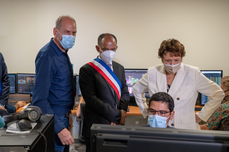Roselyne BACHELOT, Ministre de la Culture, en visite à Saint-Paul