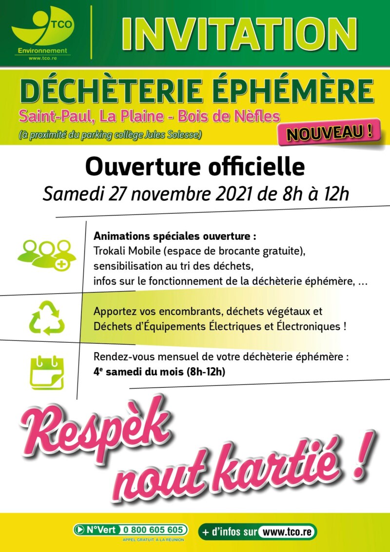 Déchèterie éphémère