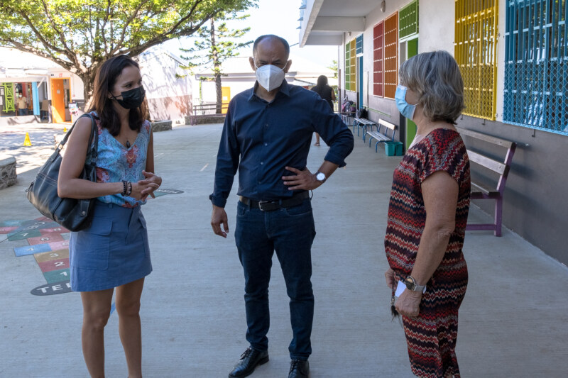 Le Maire de Saint-Paul en immersion à l’école de Bois Rouge