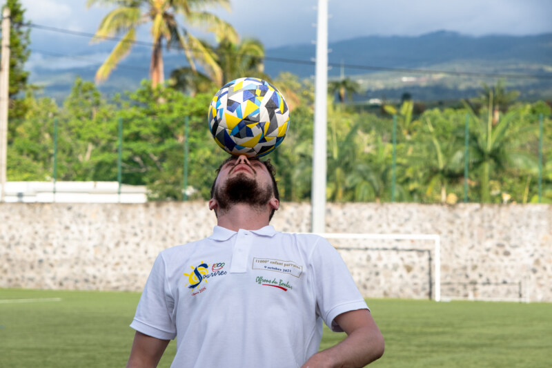 Deux champion du monde de freestyle foot à Saint-Paul