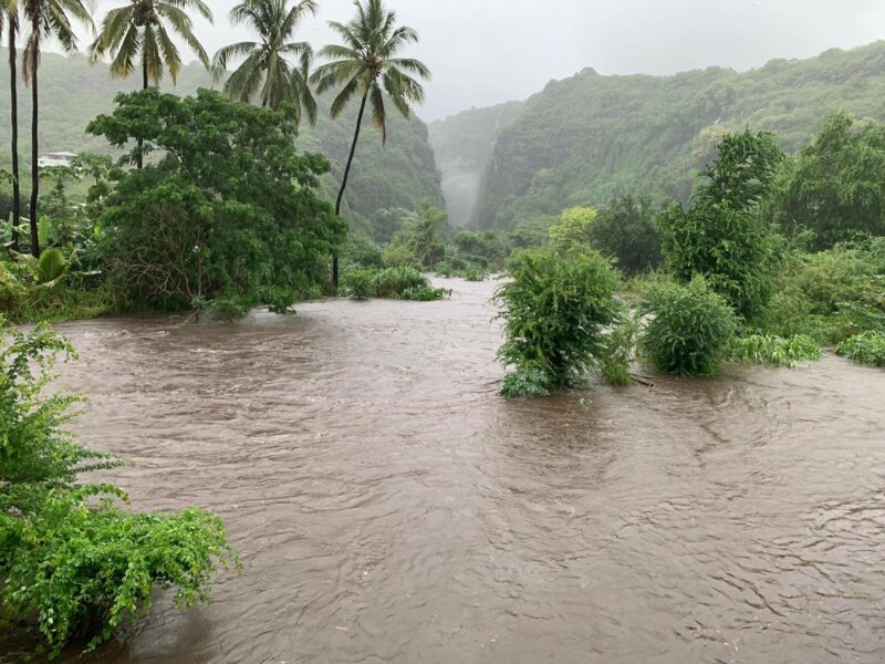 Batsiraï : la Ravine Bernica en crue