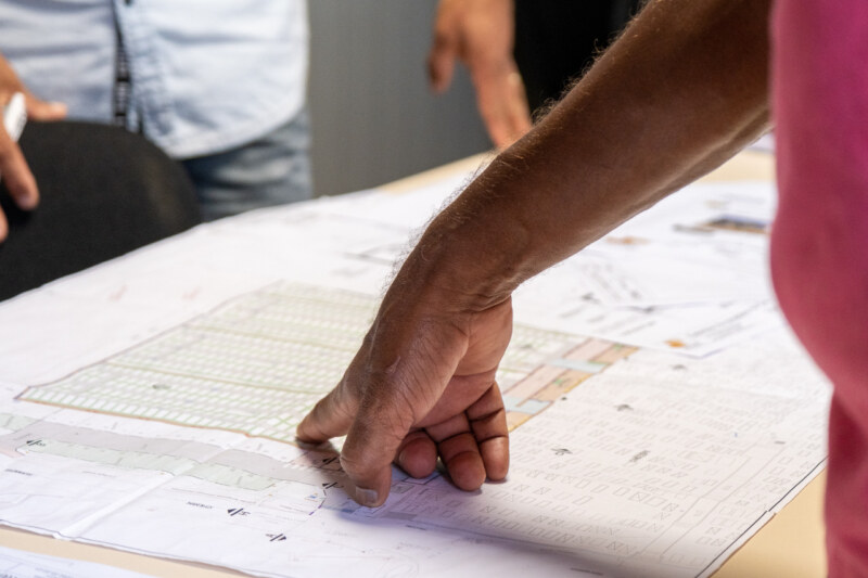 Un plan : urbanisme, opérations, aménagement, chantier, L’extension du cimetière du Guillaume lancée !