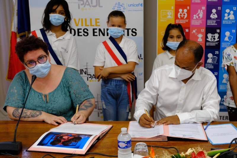 UNICEF : Saint-Paul titrée Ville amie des enfants