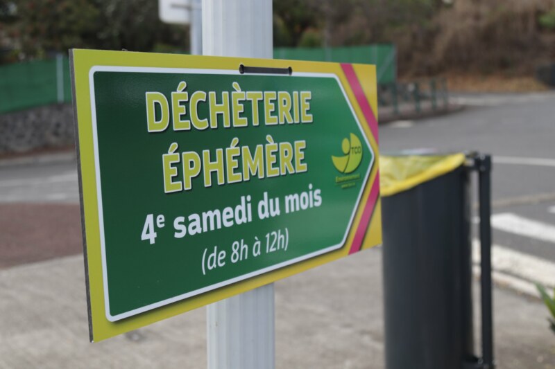 Ouverture de la déchèterie éphémère de la Plaine/Bois-de-Nèfles