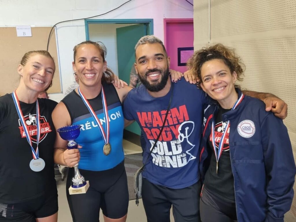 La Saint-Gilloise, Véronique HOARAU, championne de France d'haltérophilie !