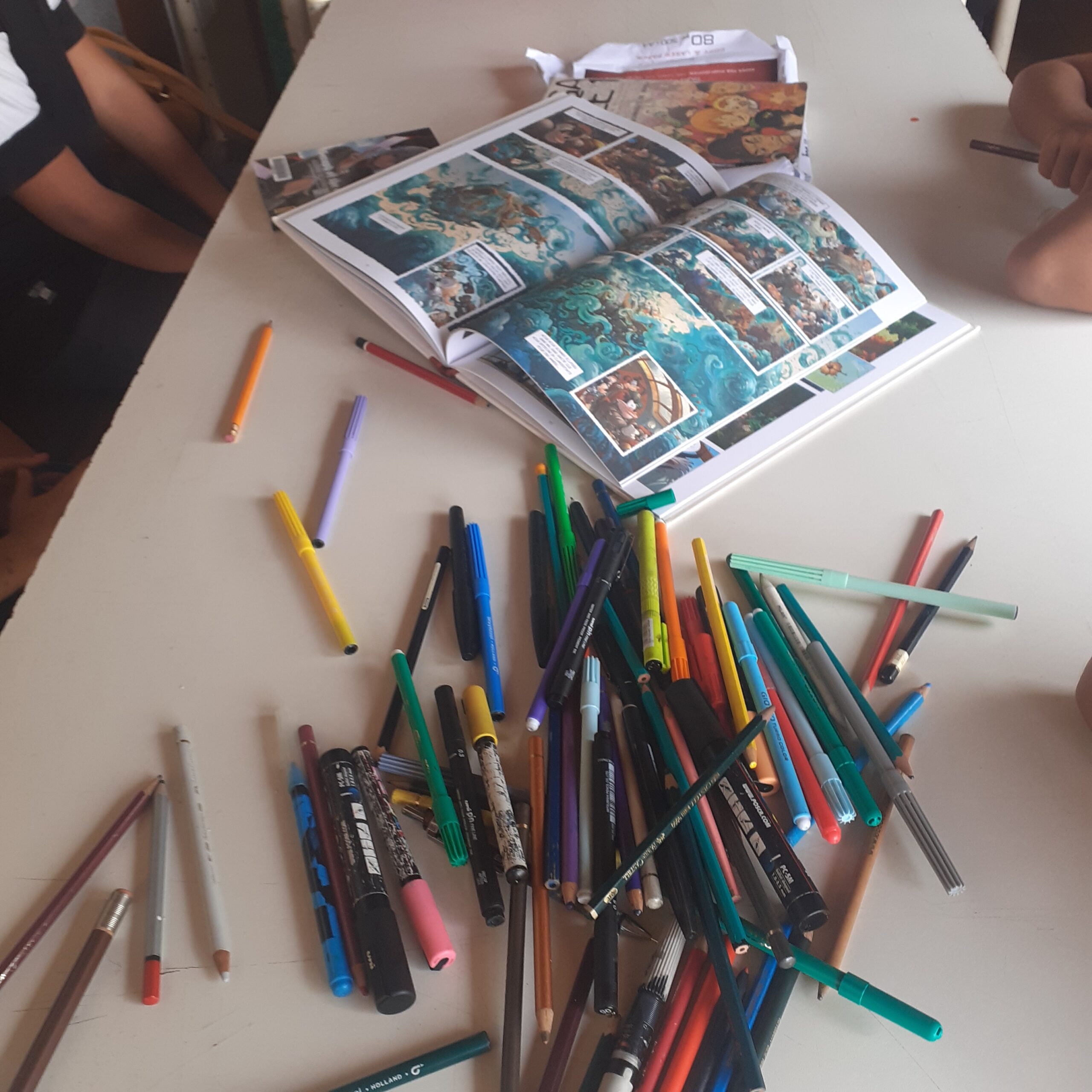 Un atelier manga à la bibliothèque du Guillaume