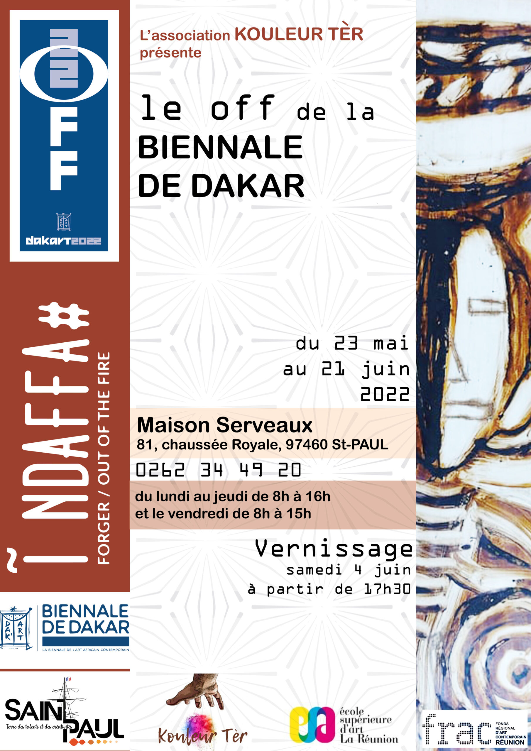 L'exposition Off de la Biennale de Dakar 2022 à la Maison SERVEAUX
