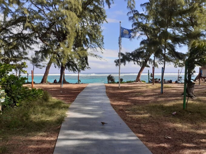 Pavillon bleu : Plage de l'Hermitage