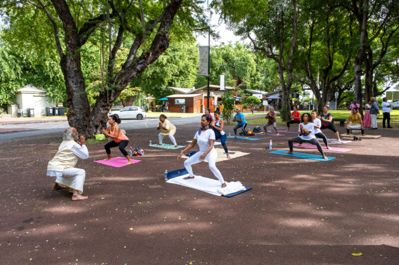 La Grotte du Peuplement passe en mode yoga