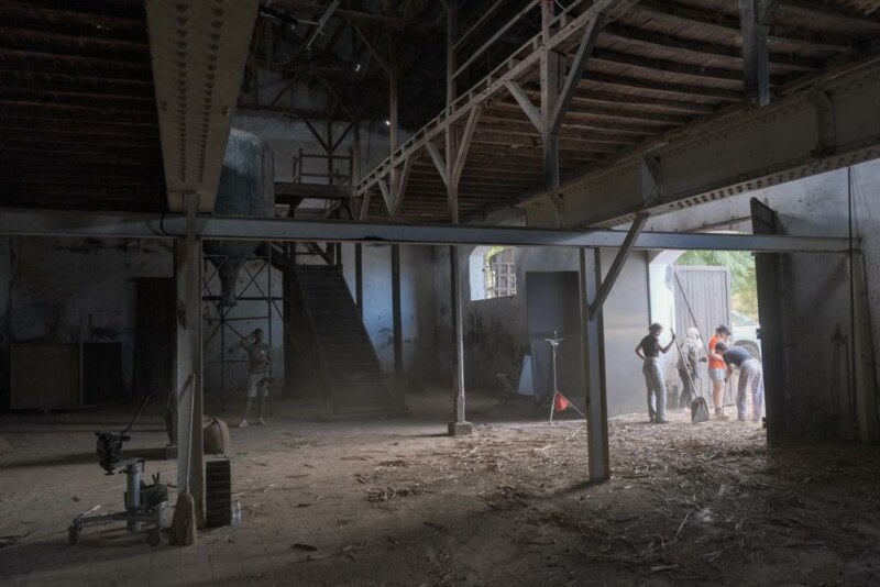 Visite du Bassin de vie de la Saline : tournage du film Sweet dreams à l'usine de Vue Belle