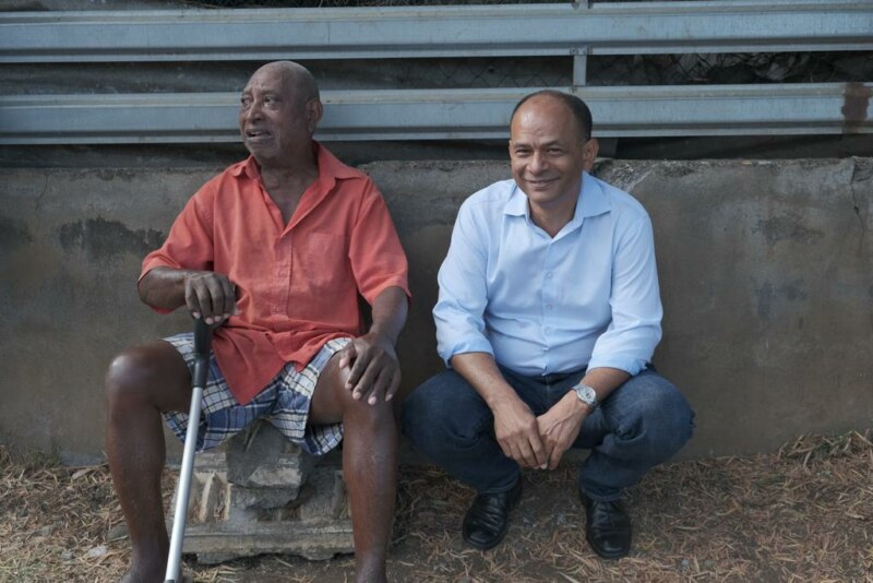 Le Maire de Saint-Paul en visite à la Saline