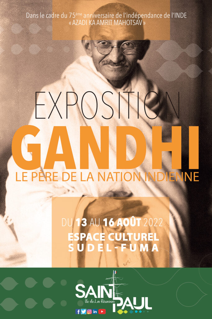 Saint-Paul accueille une exposition sur GANDHI