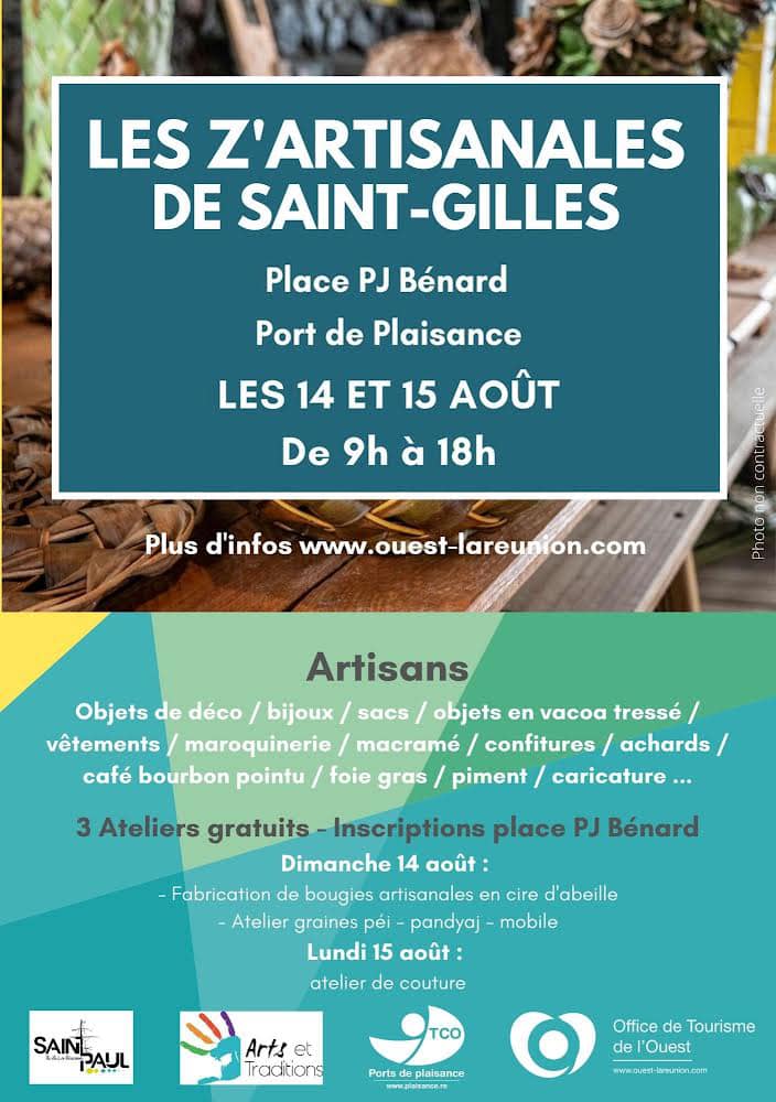 L'affiche des Z'Artisanales à Saint-Gilles