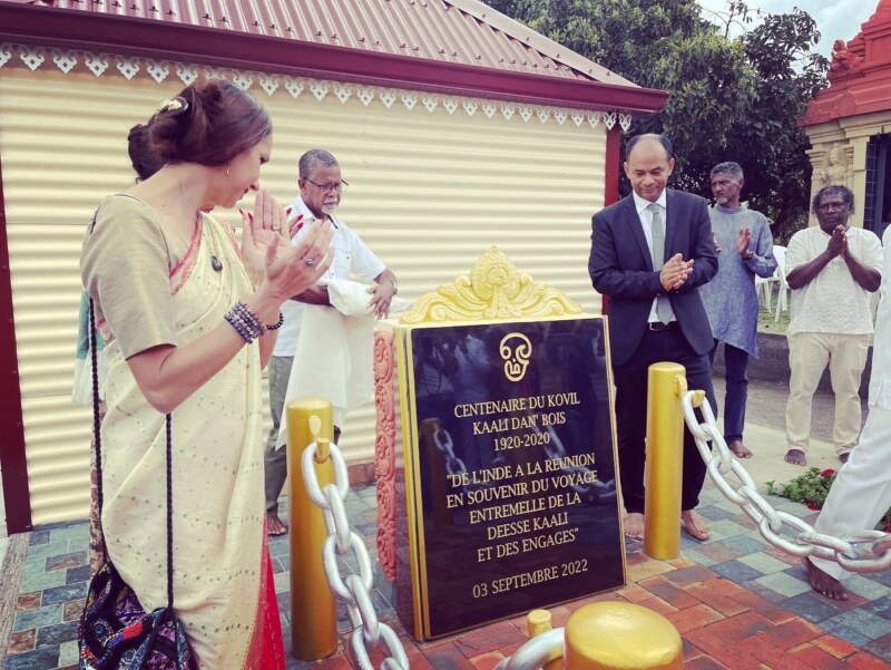 La Saline vit un moment historique ce samedi 3 septembre 2022. Comme l’illustre la célébration du centenaire du temple Kovil Kaali dan’ bois.