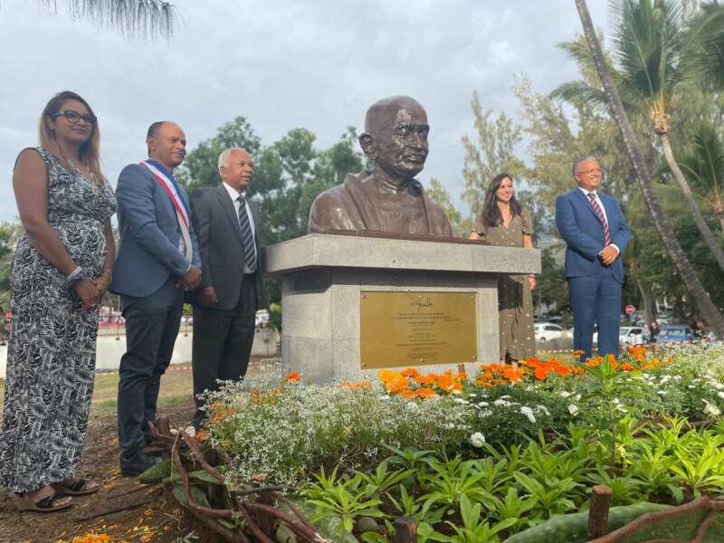 Saint-Paul inaugure le Jardin de Mathatma GANDHI