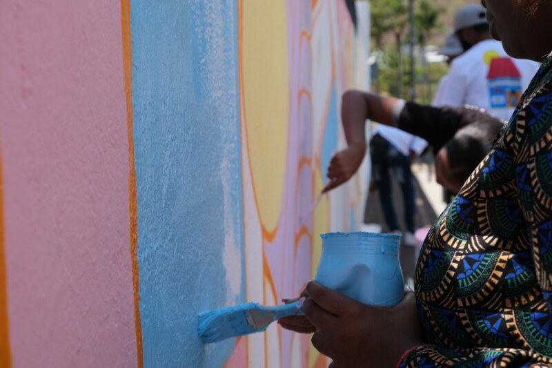 fresque maison serveaux
