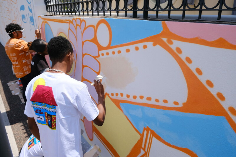 fresque maison serveaux