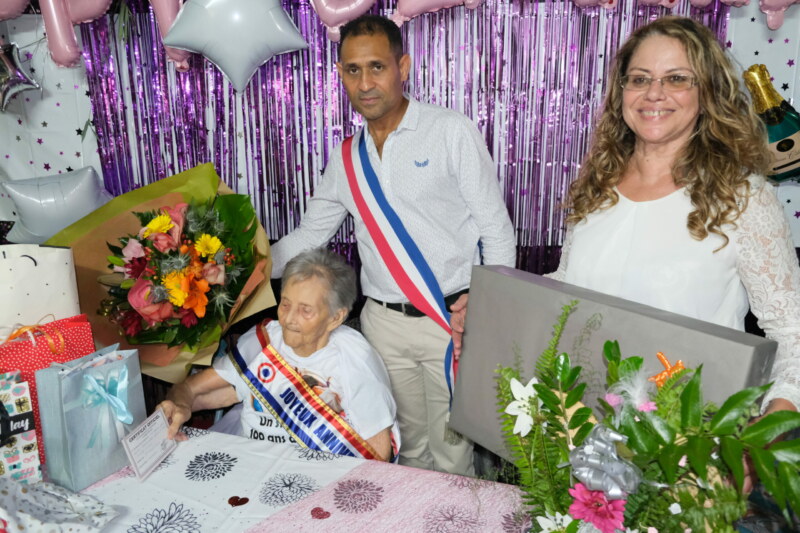 Marie-Bertha PAYET : nouvelle centenaire à Saint-Paul