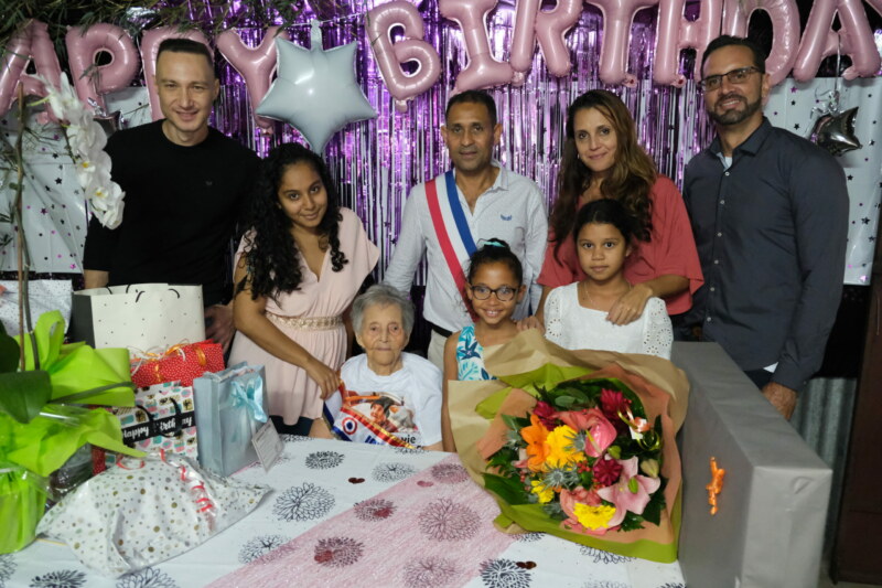 Marie-Bertha PAYET : nouvelle centenaire à Saint-Paul