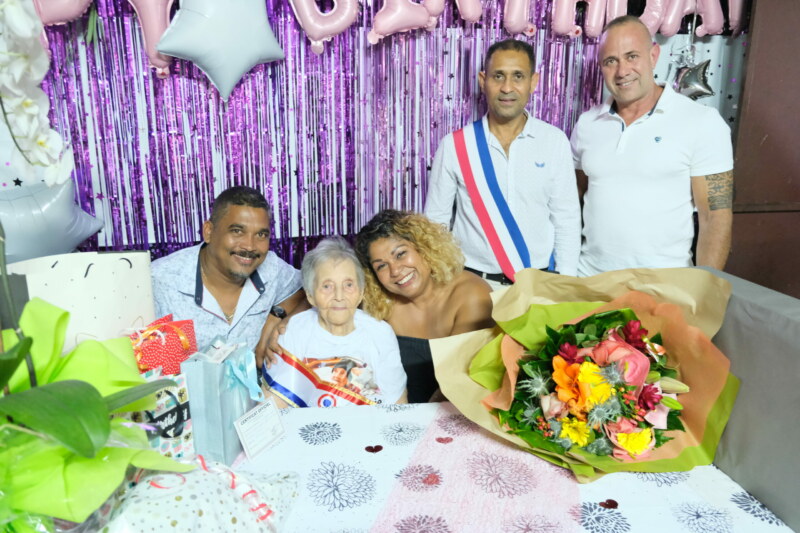 Marie-Bertha PAYET : nouvelle centenaire à Saint-Paul