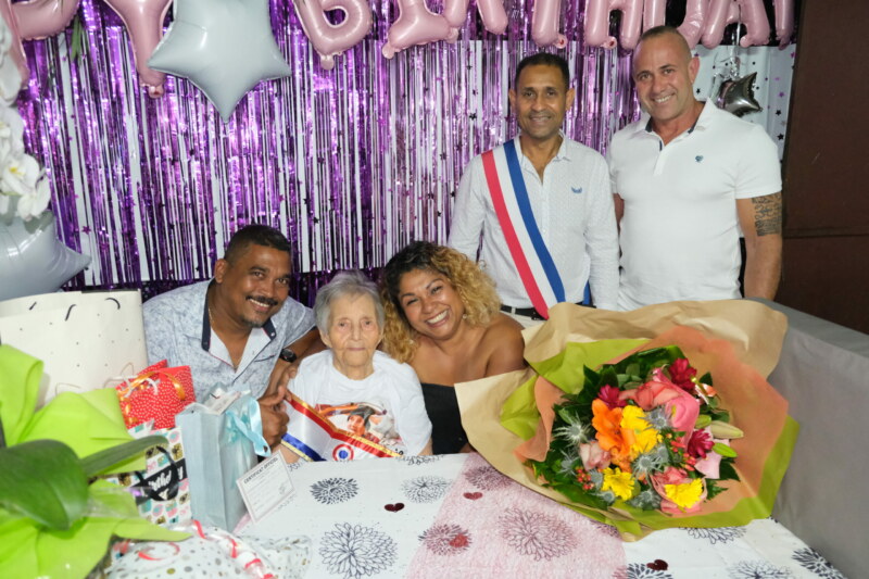 Marie-Bertha PAYET : nouvelle centenaire à Saint-Paul