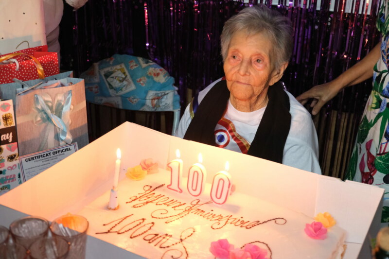Marie-Bertha PAYET : nouvelle centenaire à Saint-Paul