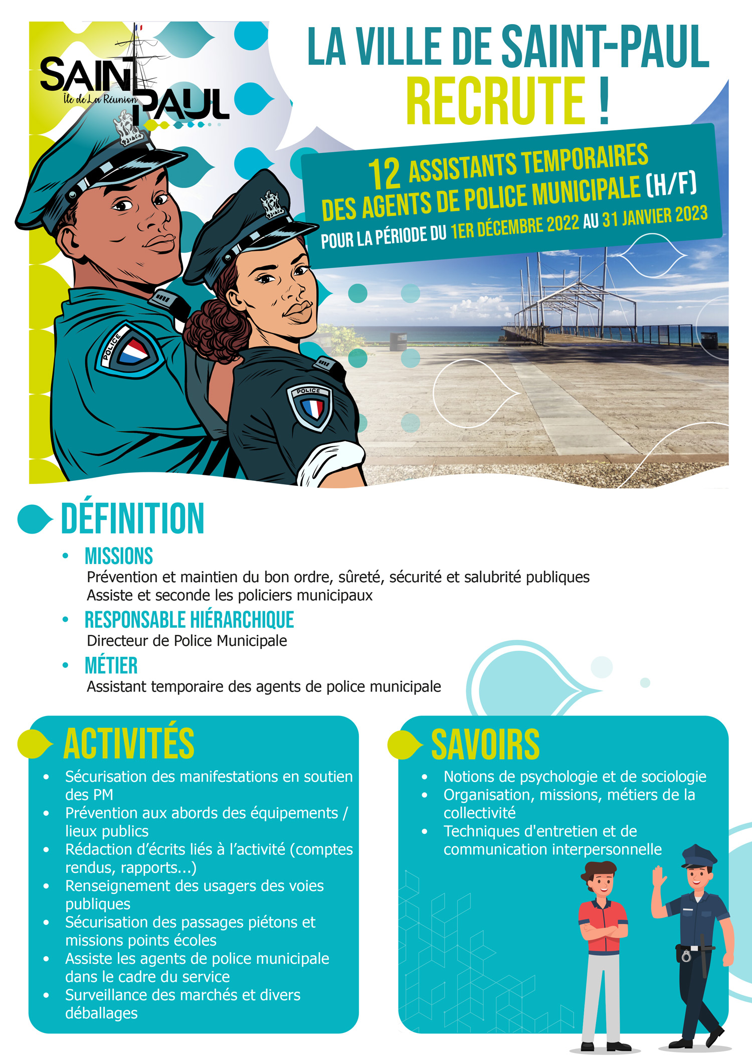 Casquette Flyer - Police municipale