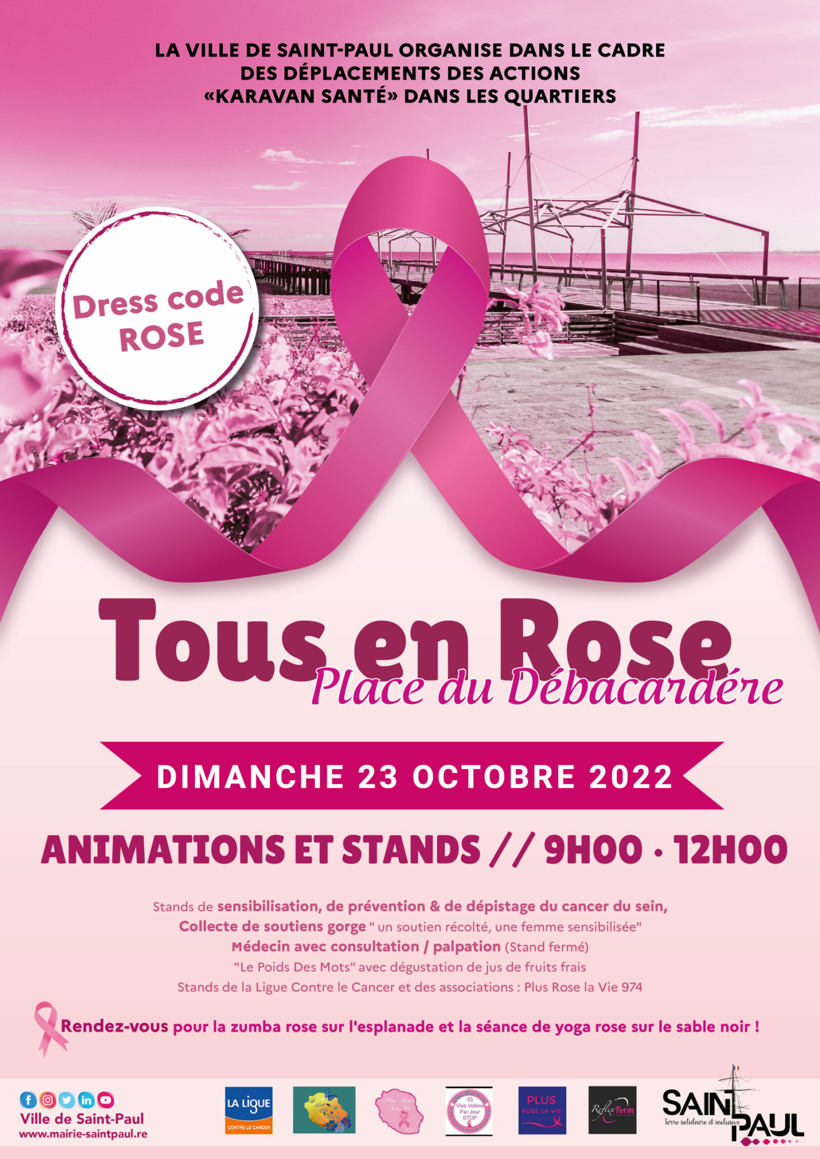 Bandeau Paintball Sandana Sensibilisation Cancer Du Sein - Crâne Volant Rose Avec épingle, Taille Unique, Neuf