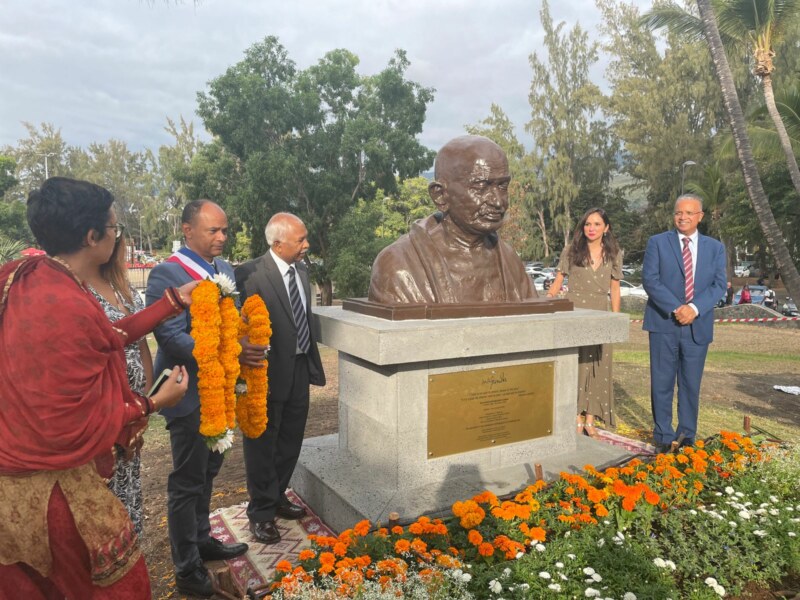 Saint-Paul inaugure le Jardin de Mathatma GANDHI