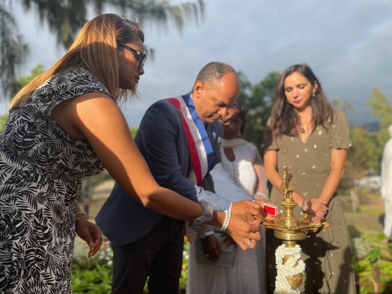 Saint-Paul inaugure le Jardin de Mathatma GANDHI